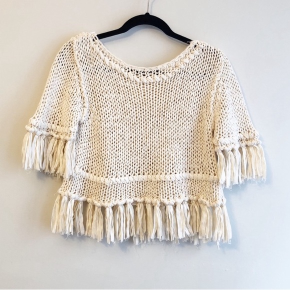 Free People “On the Fringe” Pullover Crop Top - Picture 6 of 7